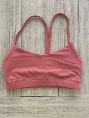 Flow Y Lulu Sports bra, Coral color, Size 2